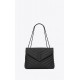 LOULOU LARGE CHAIN BAG IN QUILTED "Y" LEATHER